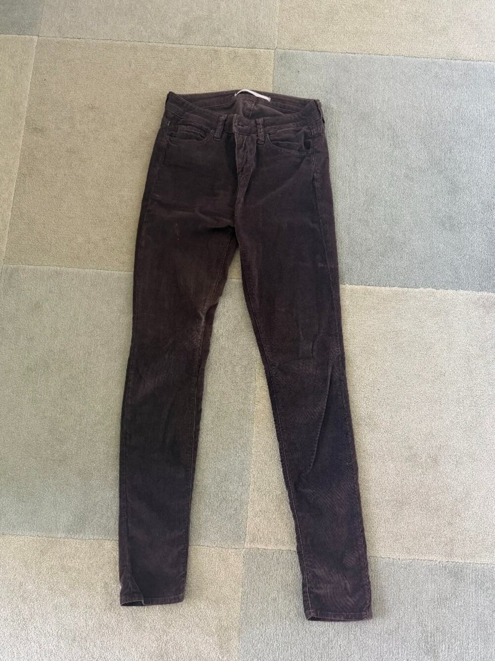 Vince Brown Skinny Cord 5 pocket Skinny Pants - Size 25